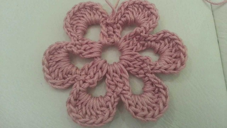 Crochet Flower Tutorial #4