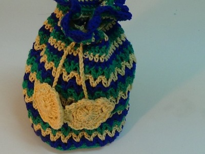 Crochet mini pouch-2