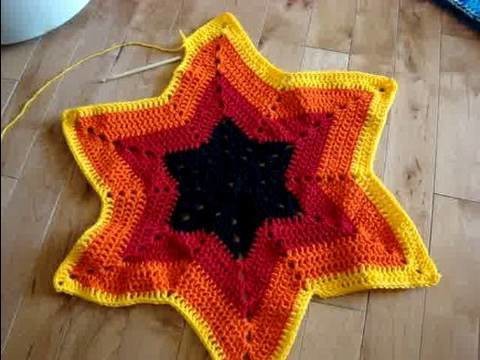 Crochet Super Stars 6 Points Afghans