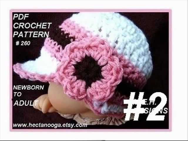 CUTE BABY HATS, 1 TO 11
