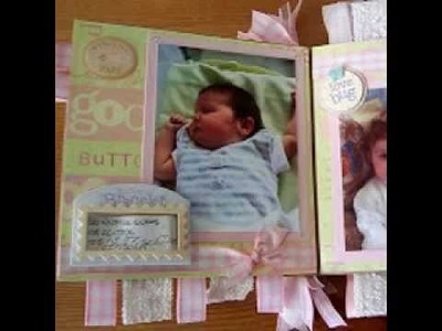 DIY Baby girl scrapbooking project ideas