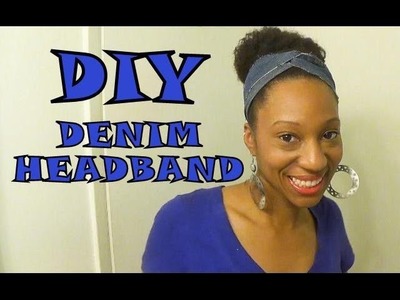 DIY Denim Headband (No Sewing)