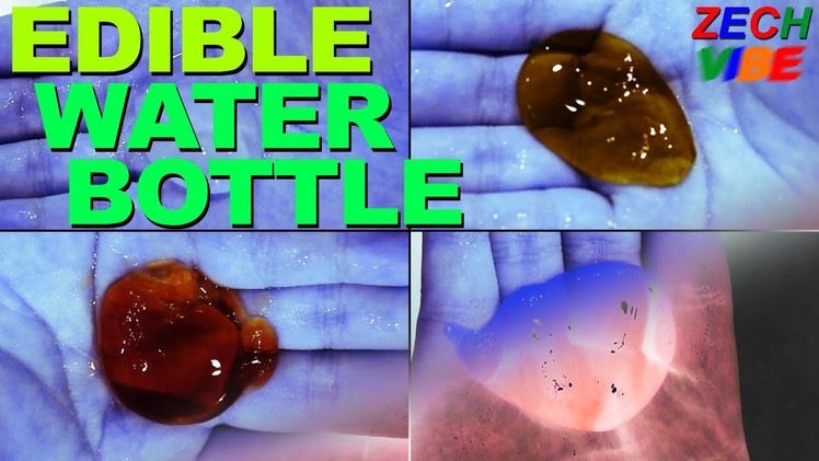 DIY Edible Water Bottles and Glowing Water easy How to Make Tutorial