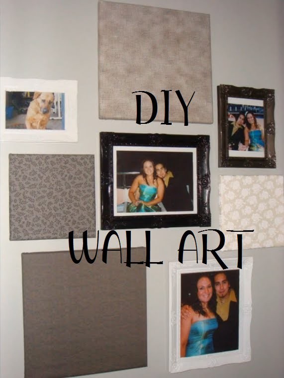● DIY: Fabric covered Canvas Art! ●