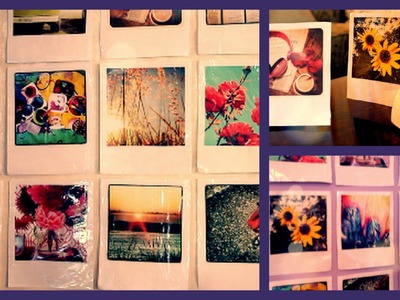 DIY Instagram Polaroid Room & Wall Decor