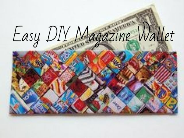 DIY Magazine Wallet.Clutch