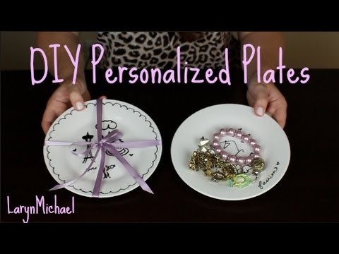 DIY Personalized Plates - for gifts and jewelry!