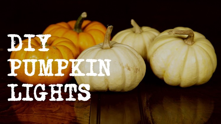 DIY: Pumpkin Candles for Halloween