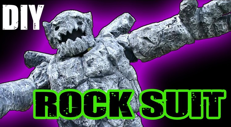 DIY Rock Monster Costume Build