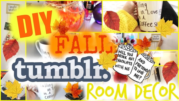 Easy & Simple DIY Fall Tumblr Room Decor♡