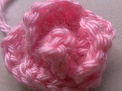 Easy Crochet rosebud