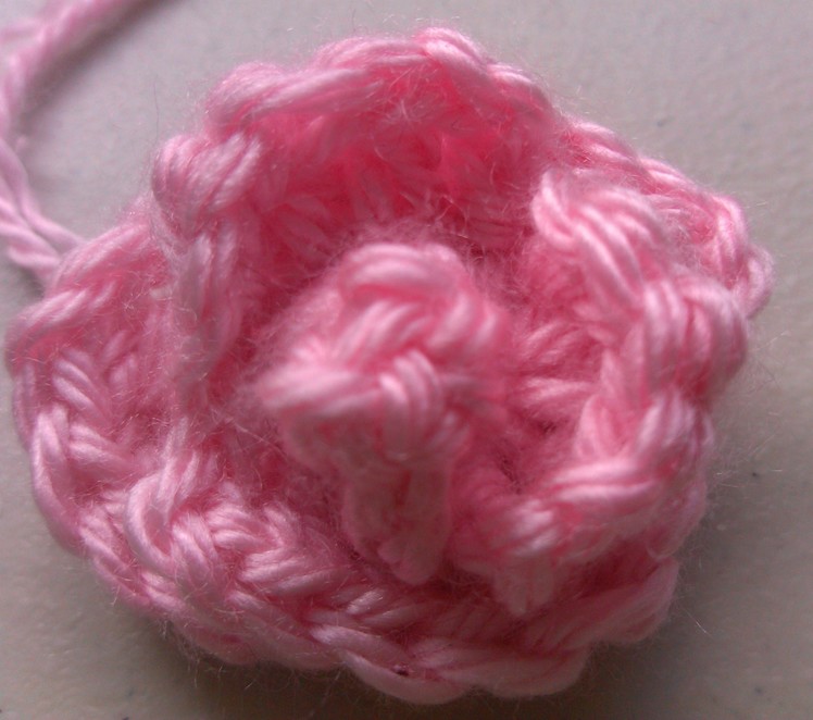 Easy Crochet rosebud
