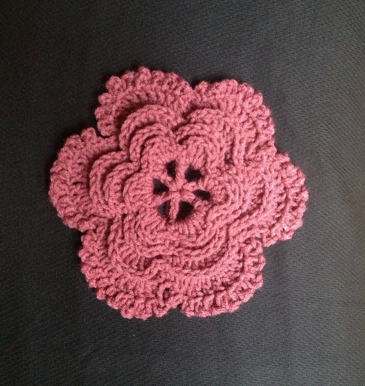 How to Crochet a Flower Pattern #14 by ThePatterfamily