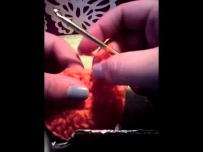 How to crochet a newborn hat tutorial.