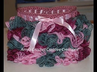 How to Crochet a Sashay Yarn Skirt, Size 2 and 4 year olds Part I