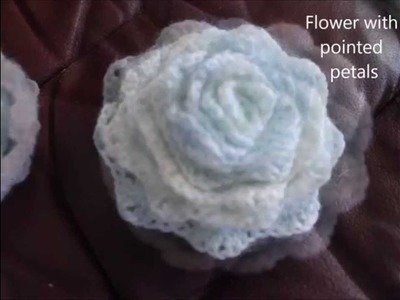 How to make 3D crochet flower