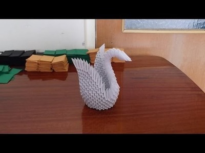 HOW TO MAKE 3D ORIGAMI    SWAN (MODEL2)