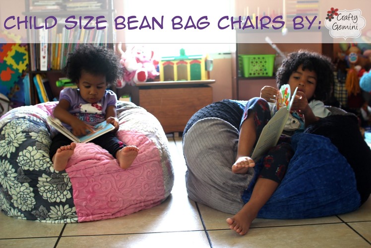 How to Make a Bean Bag Chair- Child Size & GIVEAWAY!