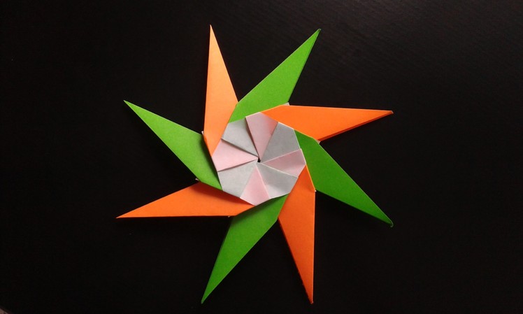 How to make a paper  star origami