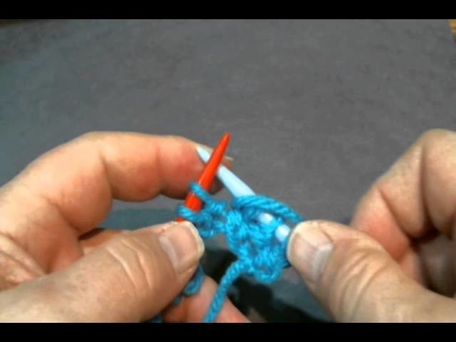 How to Make a Twisted Rib Stitch