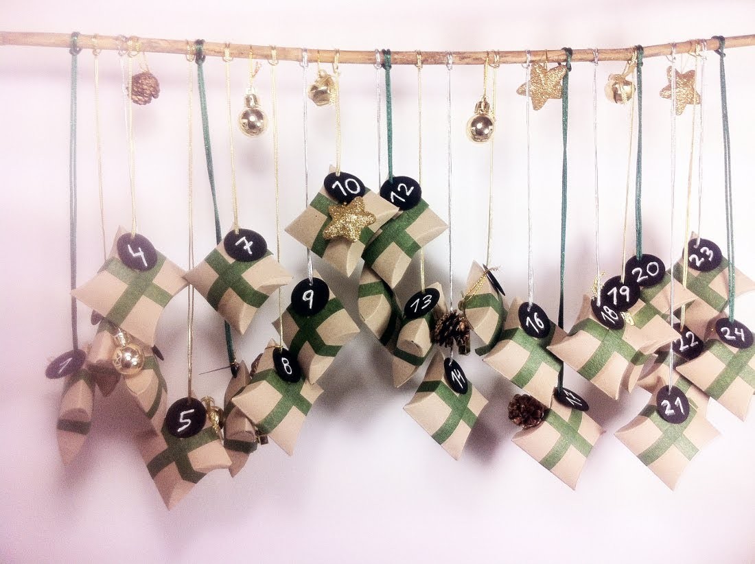 Diy Advent Calendar Toilet Paper Rolls