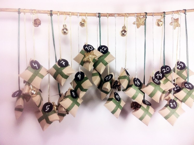 How to Make an Advent Calendar using Toilet Paper Rolls
