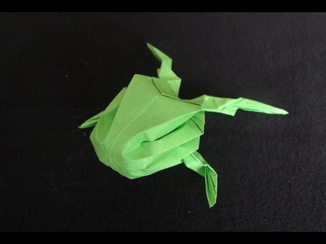 How To Make An Origami Inflatable Frog