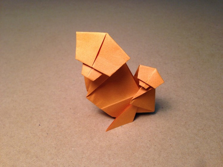 How to make an Origami Monkey