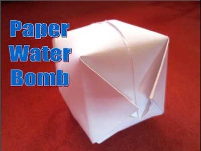 How to Make an Origami Paper Water Bomb (Balloon)