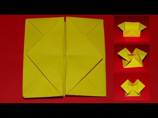How To Make An Origami Pop Out (Diamond) Envelope - Box 03