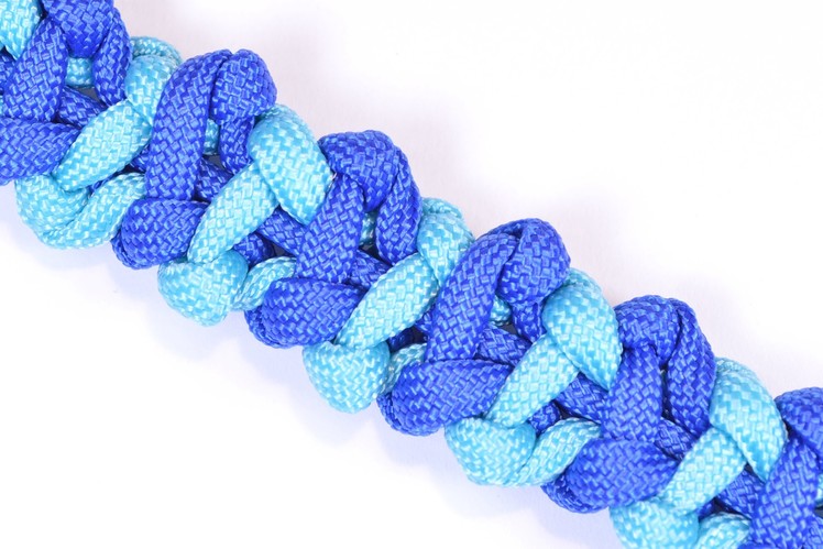 How to make the "Crooked Ladder" Paracord Survival Bracelet - BoredParacord