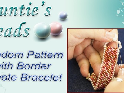 Karla Kam - Random Pattern with Border Peyote Bracelet