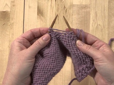 Knit into a  Double Yarn Over