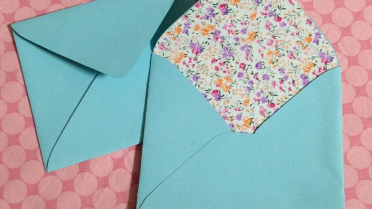 Make Beautiful Fabric-Lined Envelopes - Crafts - Guidecentral
