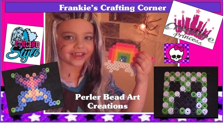Monster High | Frankie's Crafting Corner - Perler Bead Art Creations | Creative Princess