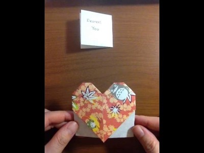 Origami: Heart Shaped Envelope