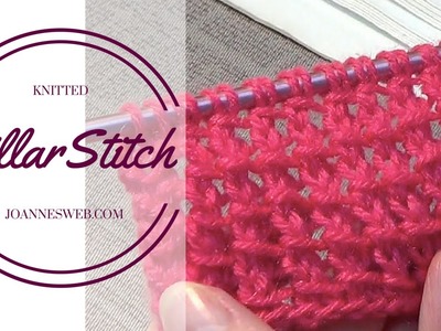 Pillar Stitch | Knitting Stitch