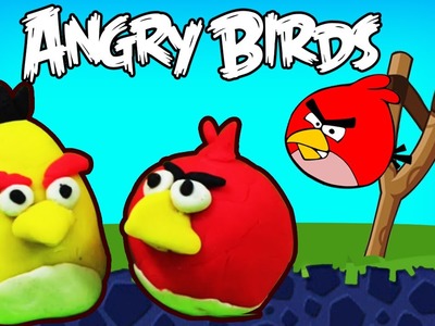 Play Doh ANGRY BIRDS | Surprise Fun Toys | Easy DIY Play Doh Creation