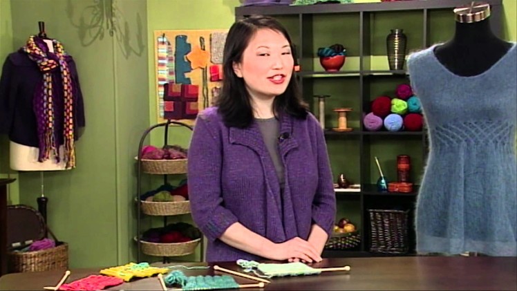 Preview Knitting Daily TV Episode 704, "In, Around, and Through"