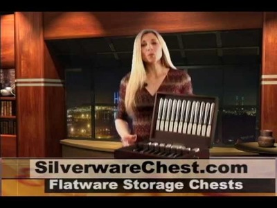 Silverware Chest | SilverwareChest.com | Flatware Storage Chest Box Caddy