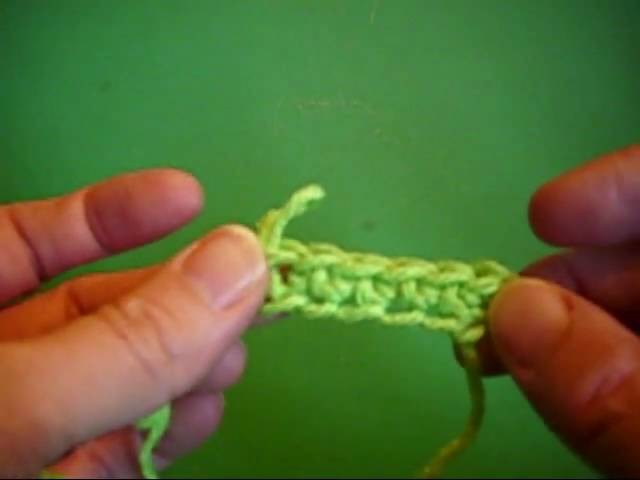Single Crochet Chain aka Foundation Single Crochet