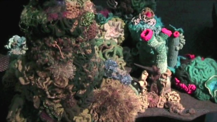 Sydney Hyperbolic Crochet Coral Reef Exhibit - Part 1