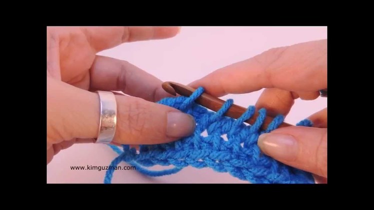 Tunisian Crochet: Work 2 Stitches Together