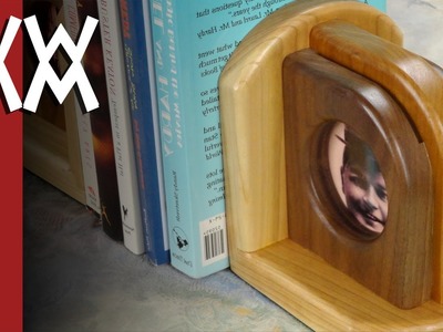 Wood picture frame bookends