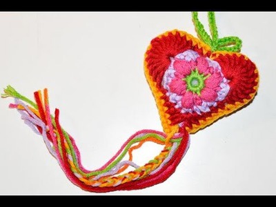 Advent Calendar * December 17 * Crochet Heart "Baby Flower"