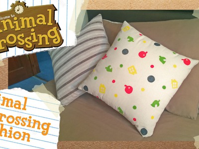Animal Crossing Printed Cushion DIY Tutorial