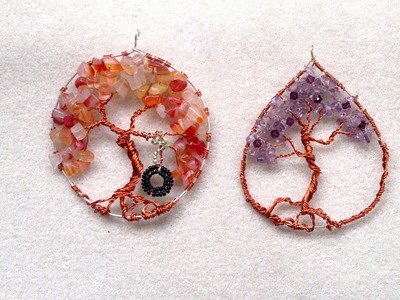 Beading4perfectionists : Tree of life pendant basic wire tutorial
