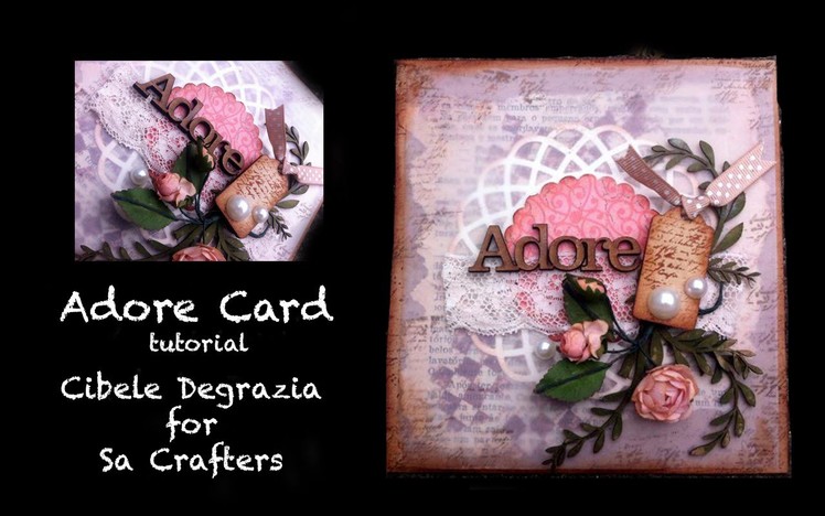 Card DIY tutorial by Cibele Degrazia