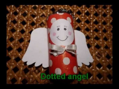 Craft ideas for Christmas: Dotted Angel tutorial