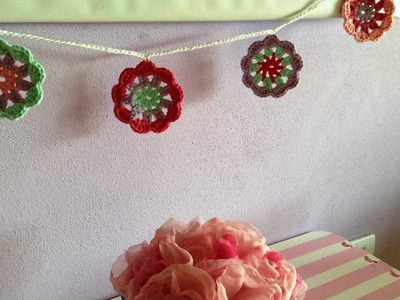 Create a Crochet Flower Garland - DIY Crafts - Guidecentral